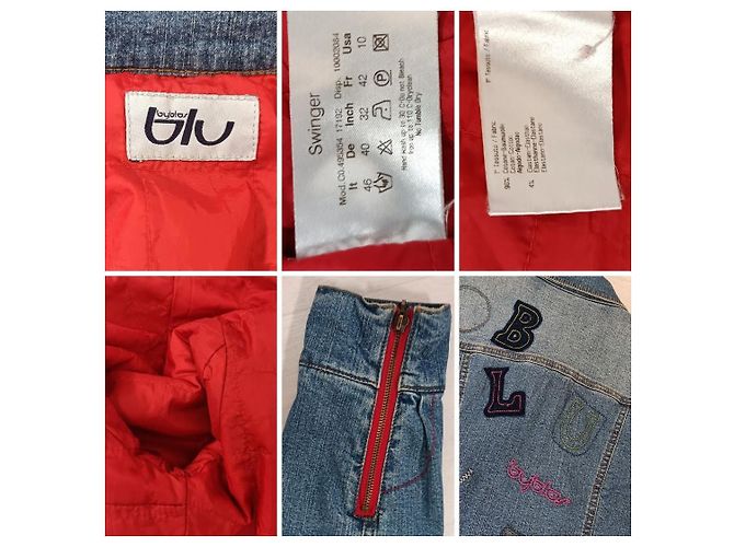 Byblos blu Jeansjacke Streetstyle Blau - Ansicht 12