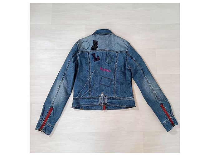 Byblos blu Jeansjacke Streetstyle Blau - Ansicht 2