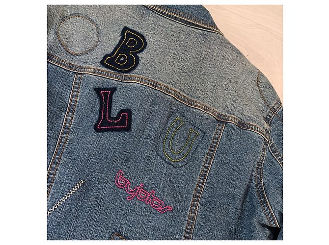 Byblos blu Jeansjacke Streetstyle Blau - Ansicht 8