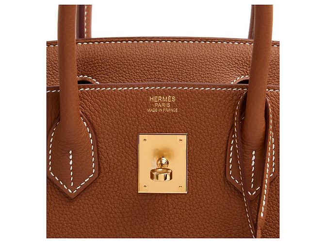 Hermès Birkin 30 Oro Oro 2024 Set Completo Caramello - vista 10