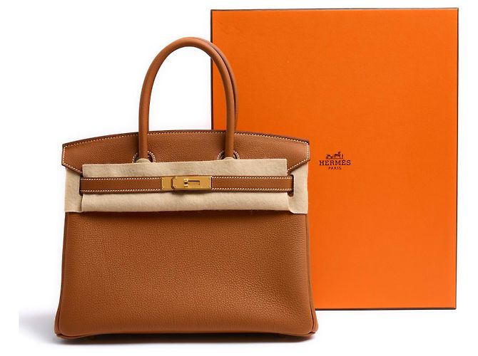Hermès Birkin 30 Oro Oro 2024 Set Completo Caramello - vista 11