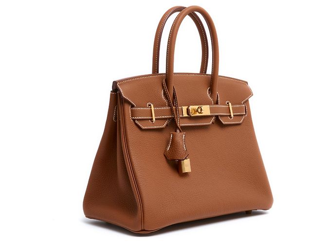 Hermès Birkin 30 Oro Oro 2024 Set Completo Caramello - vista 7