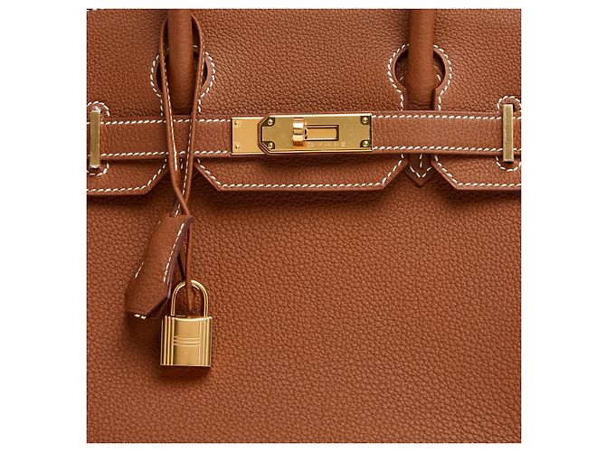 Hermès Birkin 30 Oro Oro 2024 Set Completo Caramello - vista 8