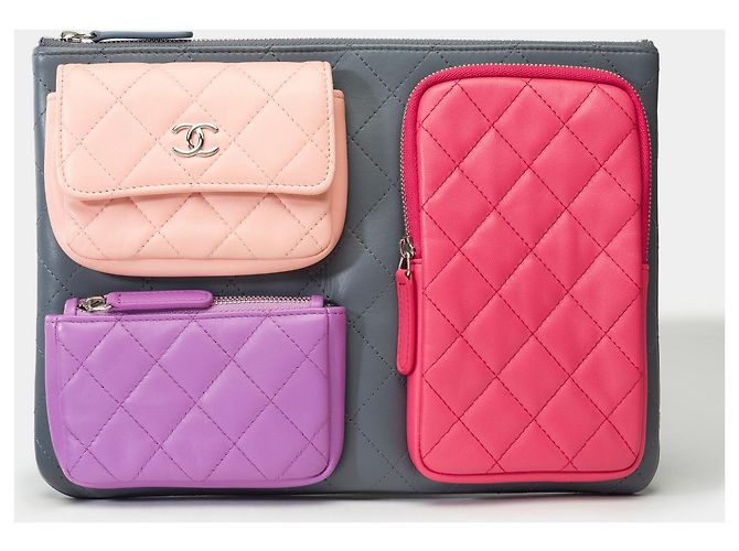 Borsa CHANEL in Pelle Multicolor - 101758 Multicolore - vista 2