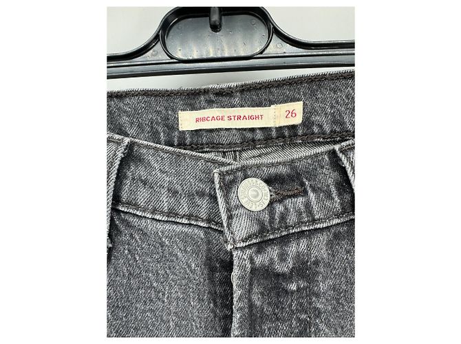 Pantalones Levi's T.US 26 Algodón Gris - vista 2