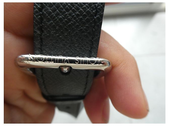 tracolla Louis Vuitton per borsa da viaggio Keepall Nero - vista 7