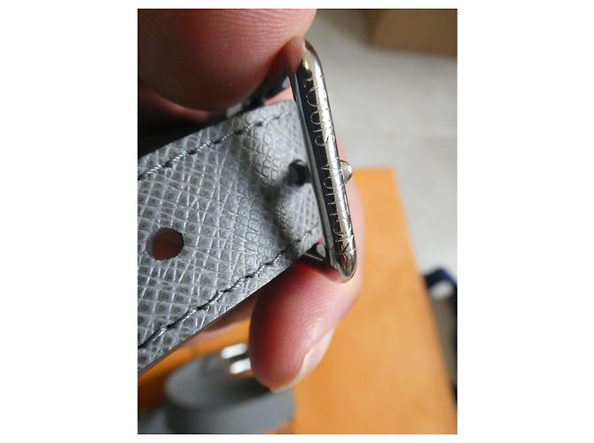 tracolla Louis Vuitton per borsa da viaggio Keepall Grigio - vista 6