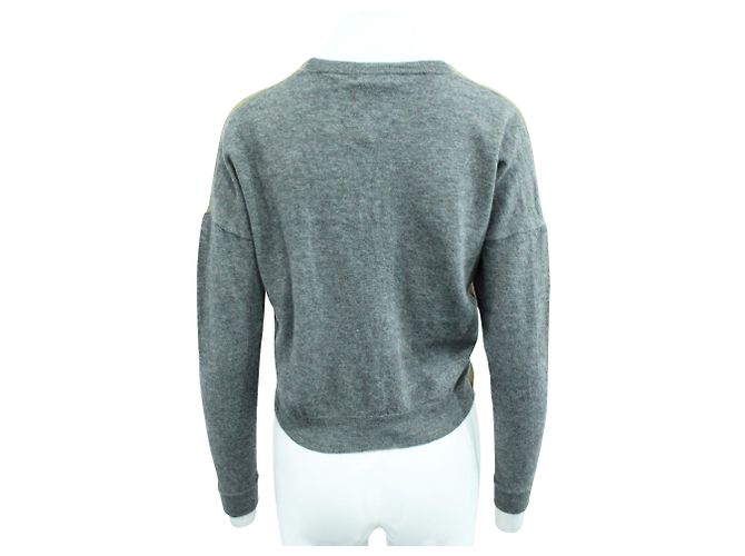 Dries Van Noten Cardigan grigio e marrone - vista 3