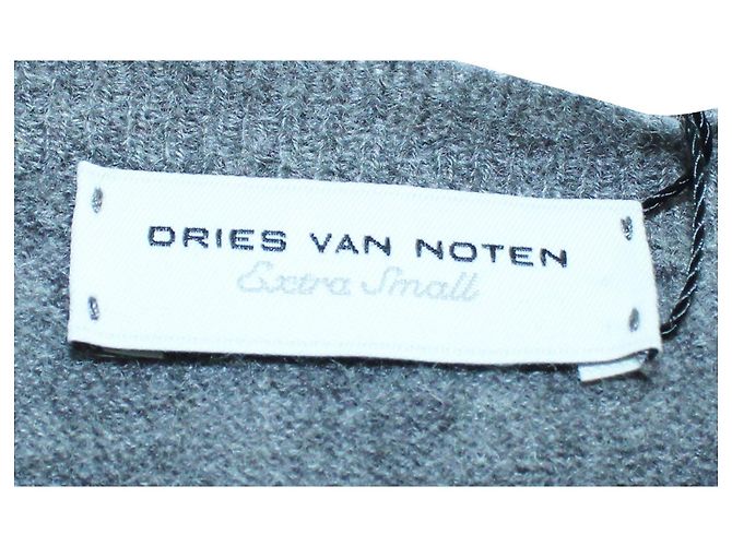 Dries Van Noten Cardigan grigio e marrone - vista 5