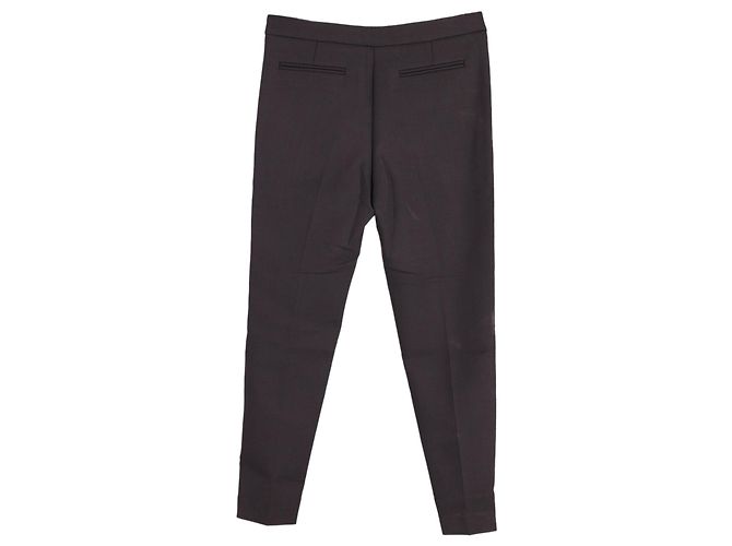 Pantalón sastre Sandro Paris de viscosa negra Negro - vista 2