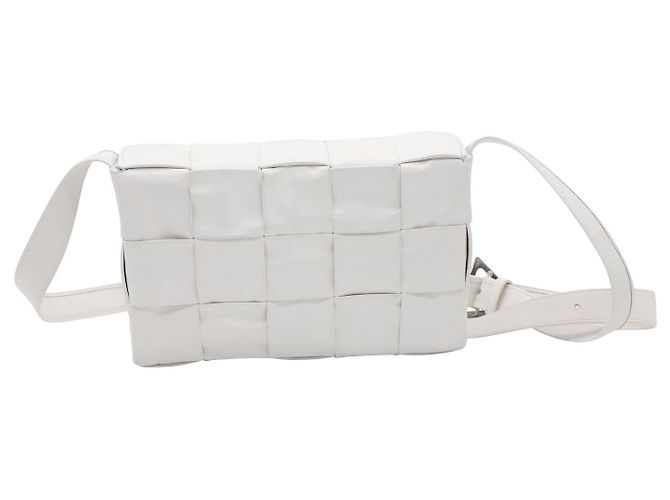 Borsa Cassette Bottega Veneta in Pelle di vitello Bianca Bianco - vista 2