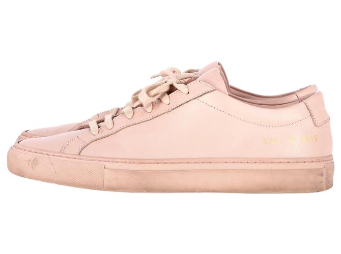 Autre Marque Zapatillas bajas Original Achilles de cuero rosa de Common Projects - vista 3
