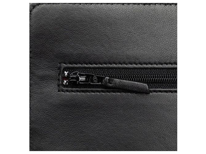 Chanel Bolsa de couro acolchoado CC com aba única - vista 6