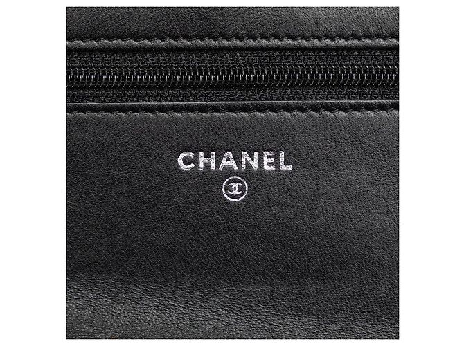 Chanel Bolsa de couro acolchoado CC com aba única - vista 7
