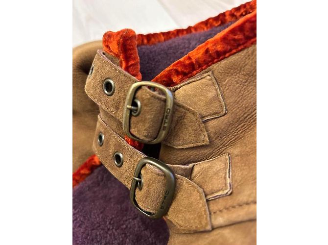 Etro Bikerjacke aus Lammleder Braun - Ansicht 3