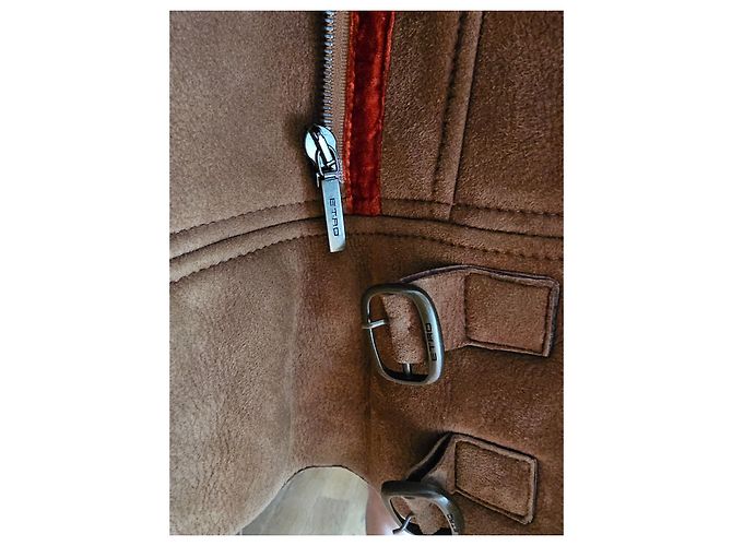 Etro Bikerjacke aus Lammleder Braun - Ansicht 6