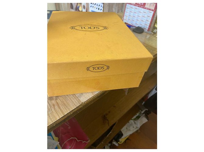 Tod's Sandalen aus Leder Camel mit Blockabsatz Kamel - Ansicht 2