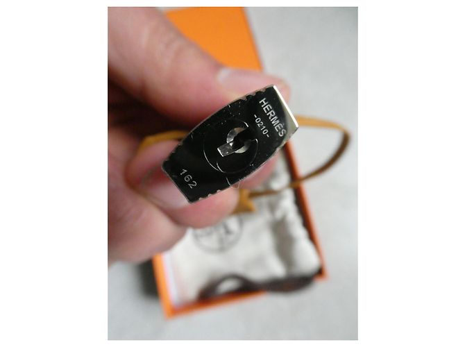 Glocke, Reißverschluss und Schloss, neu von Hermès für Hermès-Tasche, mit Box und Staubbeutel. - Ansicht 4