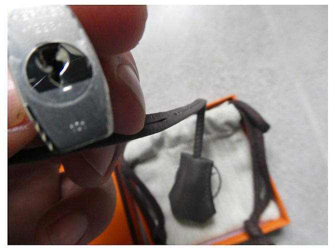 Hermès campanella, cerniera e lucchetto Hermes nuovi per borsa Hermes, scatola e dustbag - vista 4