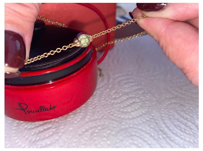 Collana Pomellato Oro Rosa Ametista e Peridoto Porpora - vista 2
