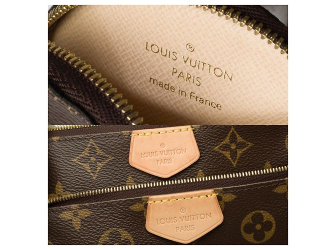 Borsa multi pochette per accessori LOUIS VUITTON in tela marrone - 101775 - vista 6