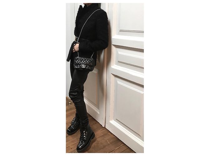 Chanel Stivali da combattimento edizione limitata Nero - vista 15