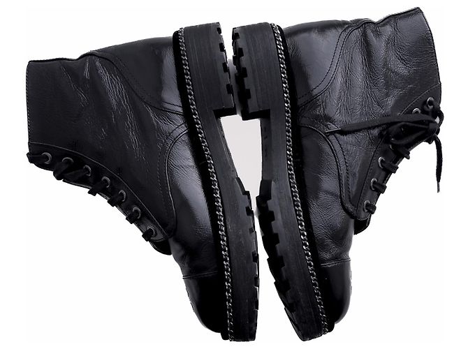 Chanel Stivali da combattimento edizione limitata Nero - vista 4