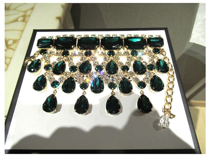 Dsquared2 Queen Elizabeth Armband Grün - Ansicht 2