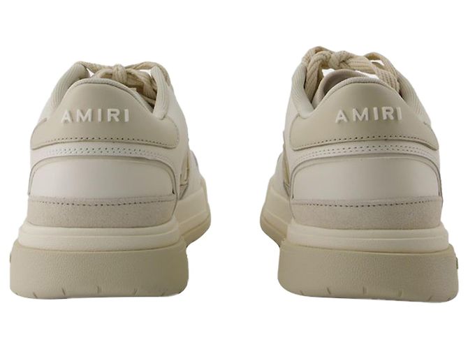 Sneakers Classiche Basse - Amiri - Pelle - Beige - vista 3
