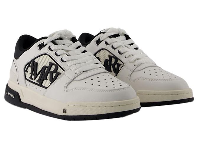 Baskets Basses Classiques - Amiri - Cuir - Blanc/black - vue 2