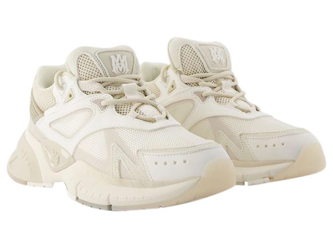 Baskets Ma Runner - Amiri - Maille - Beige - vue 2