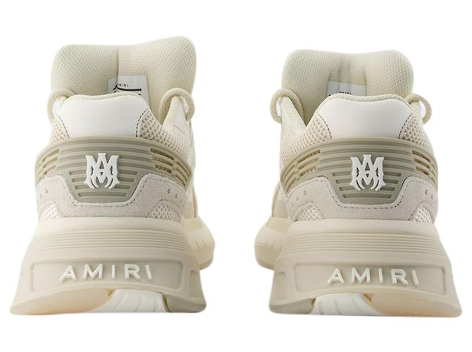 Baskets Ma Runner - Amiri - Maille - Beige - vue 3