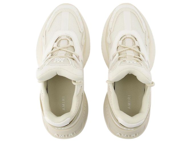 Baskets Ma Runner - Amiri - Maille - Beige - vue 4