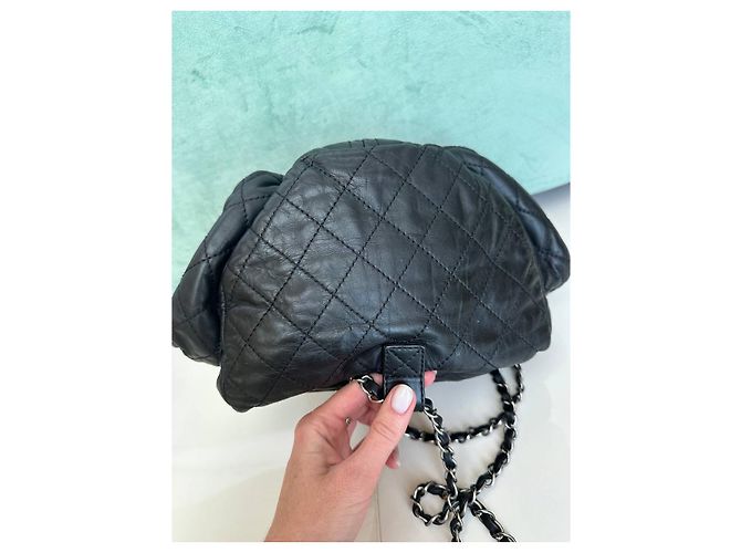 Chanel 19 Zaino Chanel in pelle nera Nero - vista 5