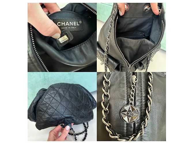 Chanel 19 Zaino Chanel in pelle nera Nero - vista 6