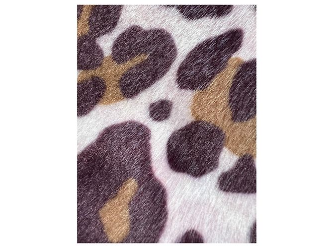 Chaqueta Pinko de piel sintética con estampado de leopardo Castaño Púrpura - vista 3