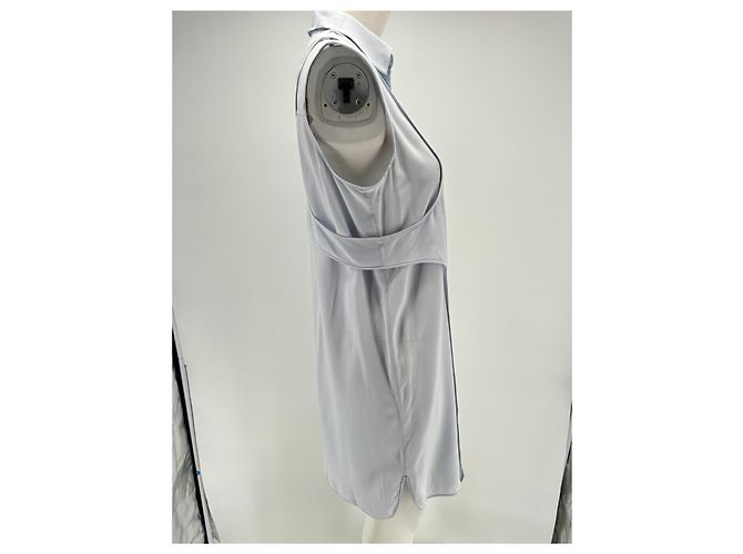 Vestido de seda T.US 2 de Alexander Wang Azul - vista 3