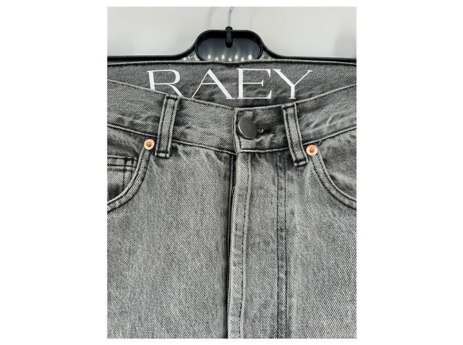 Autre Marque Jeans Raey T.US 22 de algodón Gris - vista 3