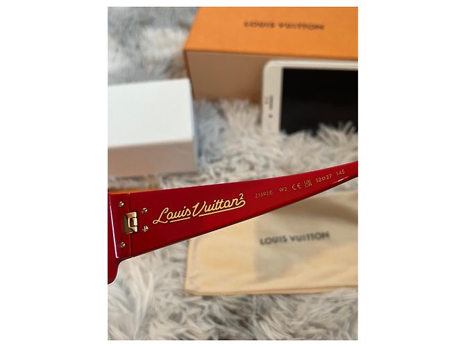 Occhiali da sole Louis Vuitton x Nigo Zillionaires Rossi Rosso - vista 6