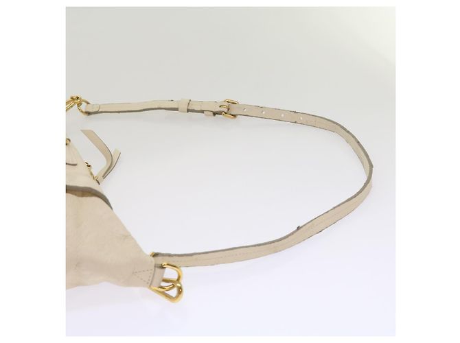 LOUIS VUITTON Monogramm Empreinte Lumineuse PM Einkaufstasche Neige M93411 Auth 66902 Weiß - Ansicht 16