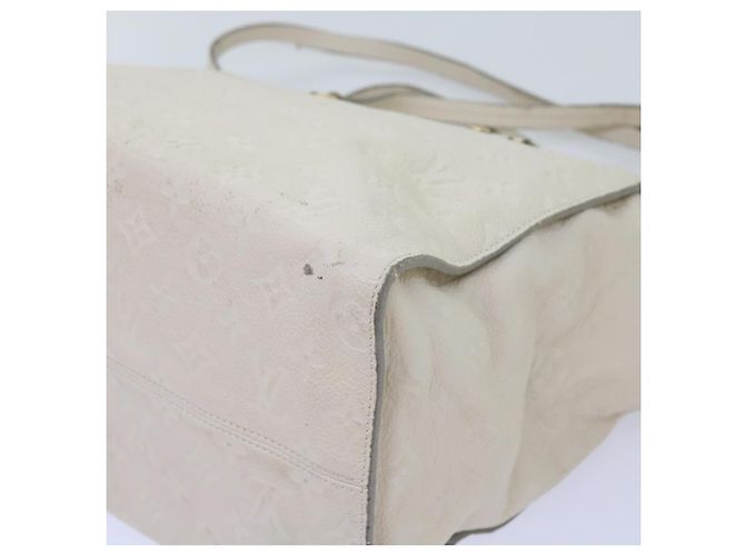 LOUIS VUITTON Monogramm Empreinte Lumineuse PM Einkaufstasche Neige M93411 Auth 66902 Weiß - Ansicht 19