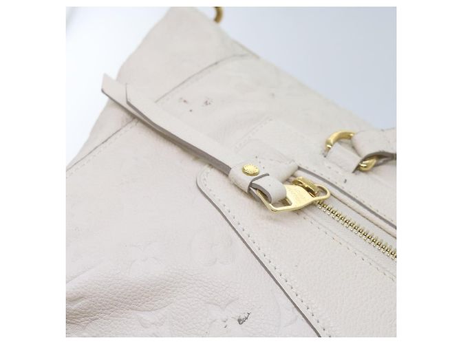 LOUIS VUITTON Monogramm Empreinte Lumineuse PM Einkaufstasche Neige M93411 Auth 66902 Weiß - Ansicht 21