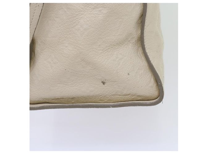 LOUIS VUITTON Monogramm Empreinte Lumineuse PM Einkaufstasche Neige M93411 Auth 66902 Weiß - Ansicht 5