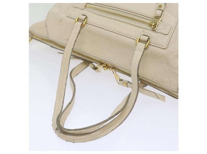 LOUIS VUITTON Monogramm Empreinte Lumineuse PM Einkaufstasche Neige M93411 Auth 66902 Weiß - Ansicht 8