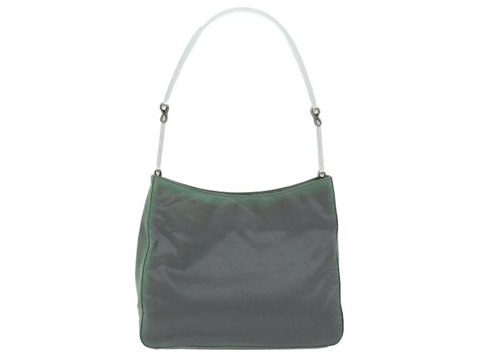 Bolsa de ombro PRADA Nylon Khaki Auth 68087 Caqui - vista 13