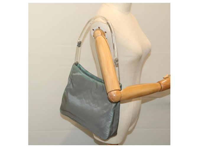 Bolsa de ombro PRADA Nylon Khaki Auth 68087 Caqui - vista 23
