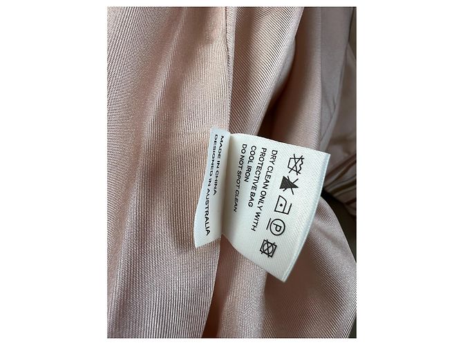 Zimmermann x Barneys New York Seidenkleid Beige - Ansicht 5