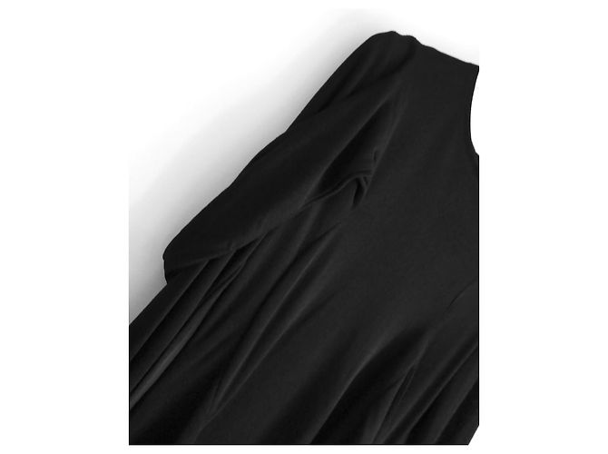 Top de manga larga drapeado de Proenza Schouler. Negro - vista 3