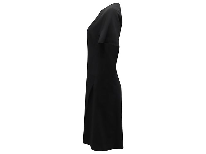 Abito plissettato Alexander Wang in crêpe-raso nero - vista 2
