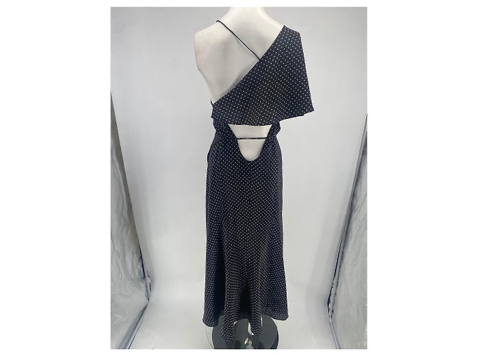 Autre Marque Vestido Michelle Mason T.UK 6 de algodón Negro - vista 2